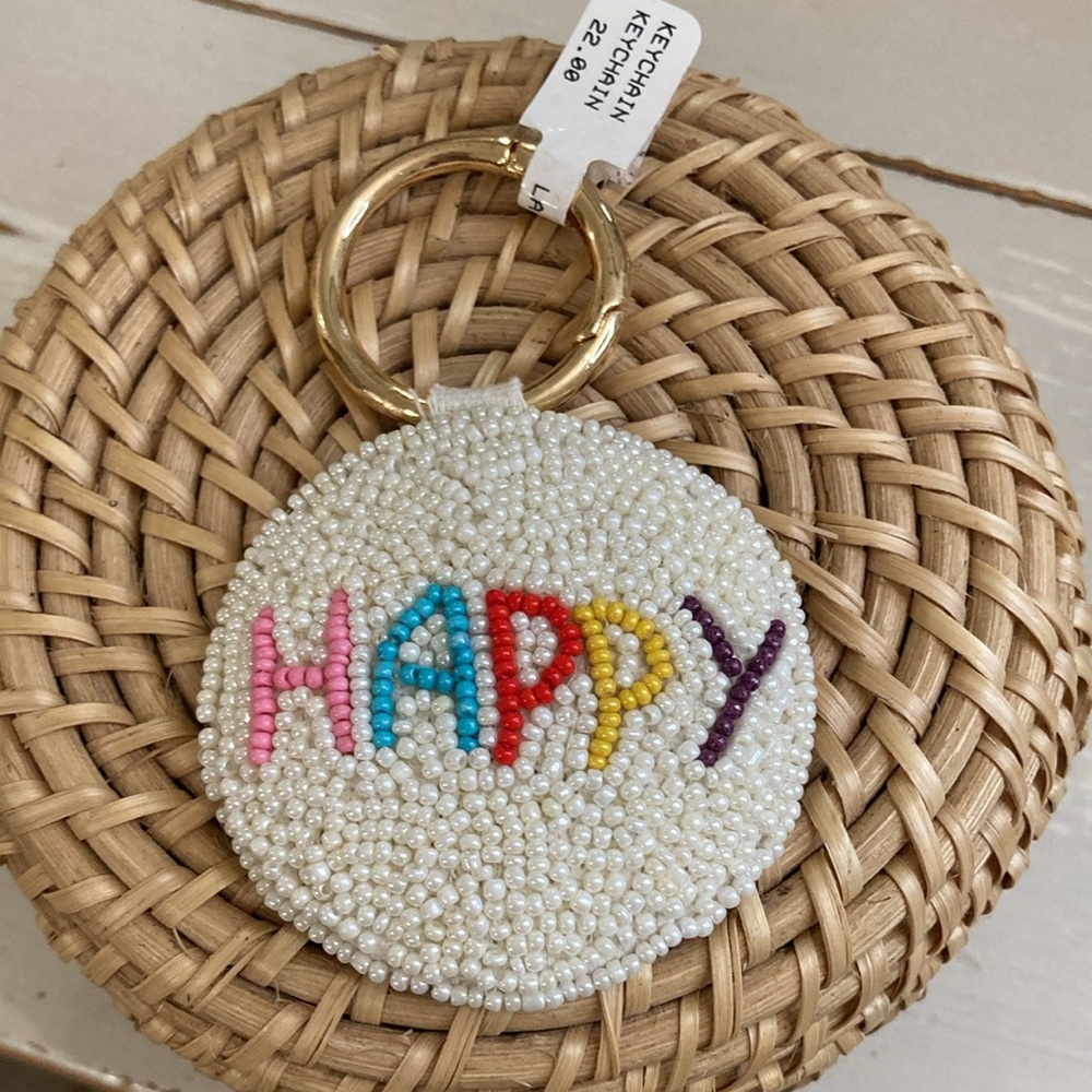 NWT Beaded keychain